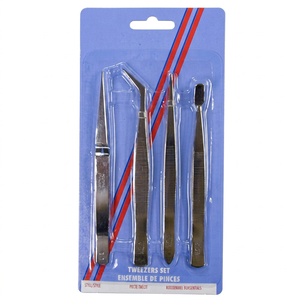 Ensemble de 4 pinces à épiler DK-942 - Product Image 1