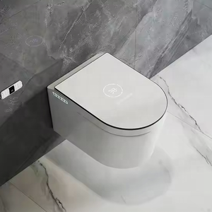Cuvette intégrée suspendue dissimulée pour toilette à induction murale intelligente Réservoir <span class=keywords><strong>d</strong></span>'<span class=keywords><strong>eau</strong></span> intelligent Télé<span class=keywords><strong>commande</strong></span> de forme allongée - Product Image 3