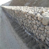 Mur de panier en fil de fer galvanisé pour clôture de jardin, panier de gabions brasés de haute qualité, 1 pièce