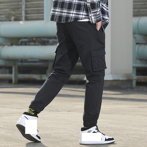 Mens Casual Slim Fit Straight Pantalones largos Techwear Formal Dress <span class=keywords><strong>Cargo</strong></span> <span class=keywords><strong>Jogger</strong></span> - Product Image 3