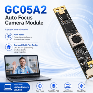 5MP Auto Focus GC05A2 USB <b>Camera</b> Module Ultra Slim 5 Megapixel AF Mini <b>Camera</b> for Laptop, Tablet & Advertising Display - Product Image 2