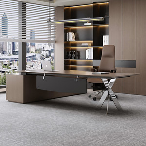 Mobili per <span class=keywords><strong>Ufficio</strong></span> di Lusso Modulari a Forma di <span class=keywords><strong>L</strong></span> Prodotti a Foshan, con Scrivanie e Tavoli per <span class=keywords><strong>Ufficio</strong></span> Dirigenziale - Qualità Premium - Product Image 2