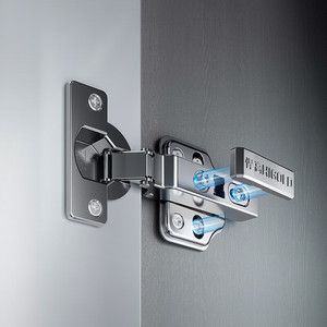 Charnières sans ressort Higold en acier inoxydable 304, charnière de porte sans poignée avec support magnétique à dégagement rapide - Product Image 1