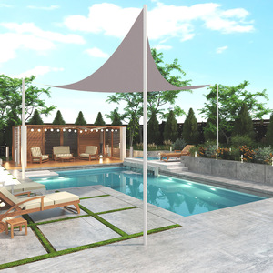Triangle <b>Shade</b> Sail 5x5x7m Oxford Fabric UV Stabilized Waterproof Backyard Pool Patio Cover - Product Image 1