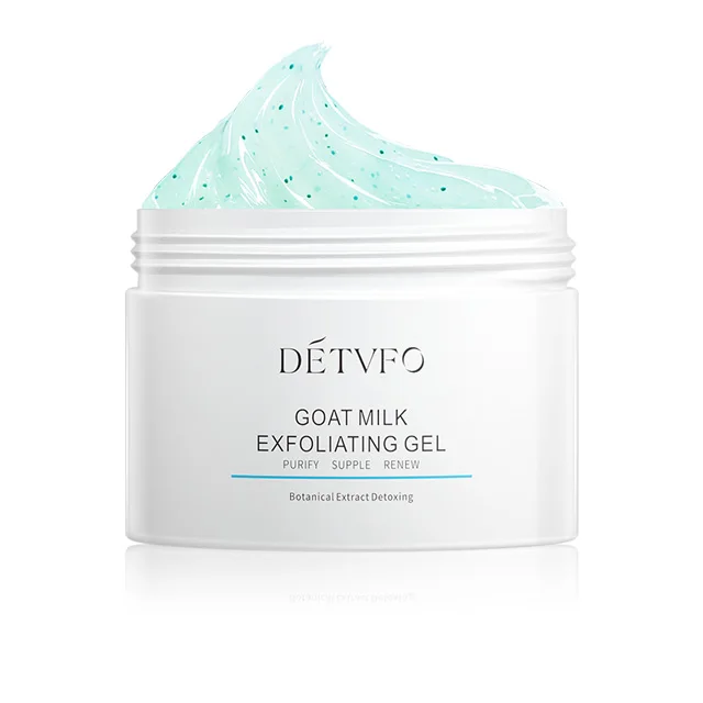 Отшелушивающий гель для лица и тела, Отшелушивающий гель из козьего молока, натуральный органический Отшелушивающий гель для лица