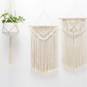 ديكور دي ستايل أفريقي شامبري معلق إن مكرمي إيديس سوس سول مورايل دي سبيس فو بوهيم جونك مير - Product Image 3