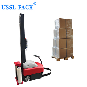 Envolvedora Elástica Eléctrica XT-4510-2 <span class=keywords><strong>sin</strong></span> Límite de Peso o Forma, Máquina Envolvedora de Palés Robótica Móvil Automática para Uso Industrial - Product Image 4