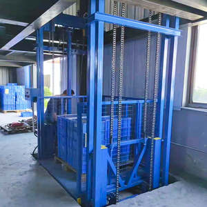 Stationary Hydraulic Steel Freight <strong>Elevator</strong> Vertical Cargo Lift Wireless Control 3m Lifting Height for <strong>Industrial</strong> Warehouse - Product Image 1