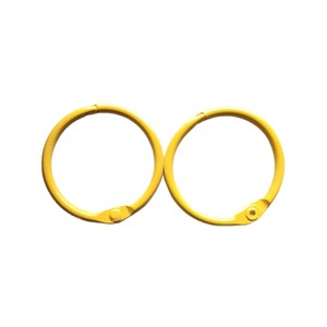 Anneau de fixation métallique 30 mm, boucle minimaliste, pour feuilles mobiles, accessoires de bijoux DIY, rangement, porte-clés - Product Image 5