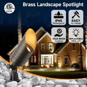 USA Warehouse Hot Sale Adjustable Outdoor UP Landscape Lighting Garden Lights Waterproof Low Voltage Tree Spotlight