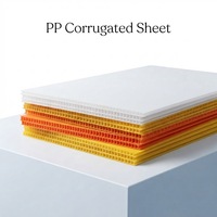 Plaques en plastique ondulé pour enseignes de jardin, feuilles PP alvéolées pour impression, panneaux publicitaires en carton ondulé