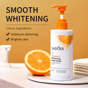 OEM Wholesale Organic Lightening Skin Cream Lotion Moisturizer Smoothing Whitening Vitamin C Body Lotion