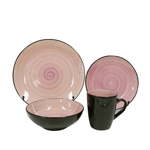 Bộ Đồ Ăn Bằng Gốm 4 Món Cho <span class=keywords><strong>1</strong></span> Nhà Bếp Bộ 16 Món Đồ Ăn Tối Sành Sứ Sang Trọng Bộ Đồ Ăn Tối Đầy Đủ Bằng Gốm - Product Image 6