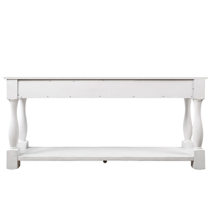 Mesa Consola de Madera de 63 Pulgadas con 3 Cajones y Estante Inferior para Almacenamiento en la Entrada o el Pasillo - Product Image 4