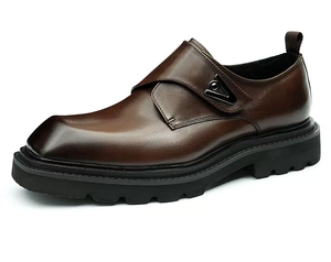 Mocassins italiens classiques pour hommes, élégants et personnalisés, en cuir véritable, confortables, à pampilles, pour affaires, décontractés ou soirées, noirs - Product Image 5