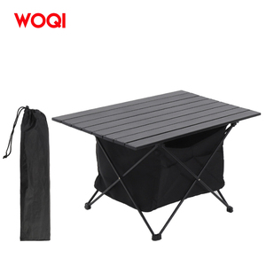 Woqi thuận tiện hợp kim nhôm tất cả các Màu Đen Gấp bảng có thể gập lại cắm trại ngoài trời gấp bảng - Product Image 5