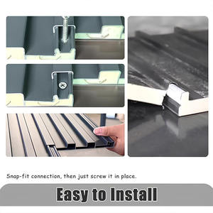 Láminas de Techo de Aluminio Aisladas Metálicas, Paneles de Revestimiento Duraderos para Proyectos del Hogar - Product Image 2