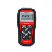 Herramienta de diagnóstico de coche Konnwei KW808 escáner automático MS509 EOBD/OBD2 lector de código herramienta de reinicio del motor OBDII/CAN datos de diagnóstico gráficos Autel