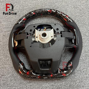 Volant en fibre de carbone véritable compatible avec Toyota Corolla Rav4 Camry 2018-2021 pour Toyota Camry <span class=keywords><strong>2023</strong></span> - Product Image 6