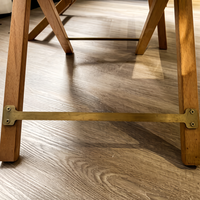 Table d'appoint pliable en bois de hêtre massif, design compact et peu encombrant pour les petits espaces, portable intérieur/extérieur, couleur personnalisable disponible