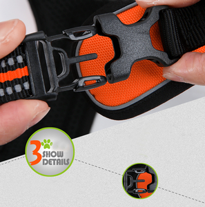 Truelove犬用ハーネス反射ナイロンウェビング売れ筋ペット犬用アクセサリーメーカープレミアムペットハーネス旅行ハイキング - Product Image 5