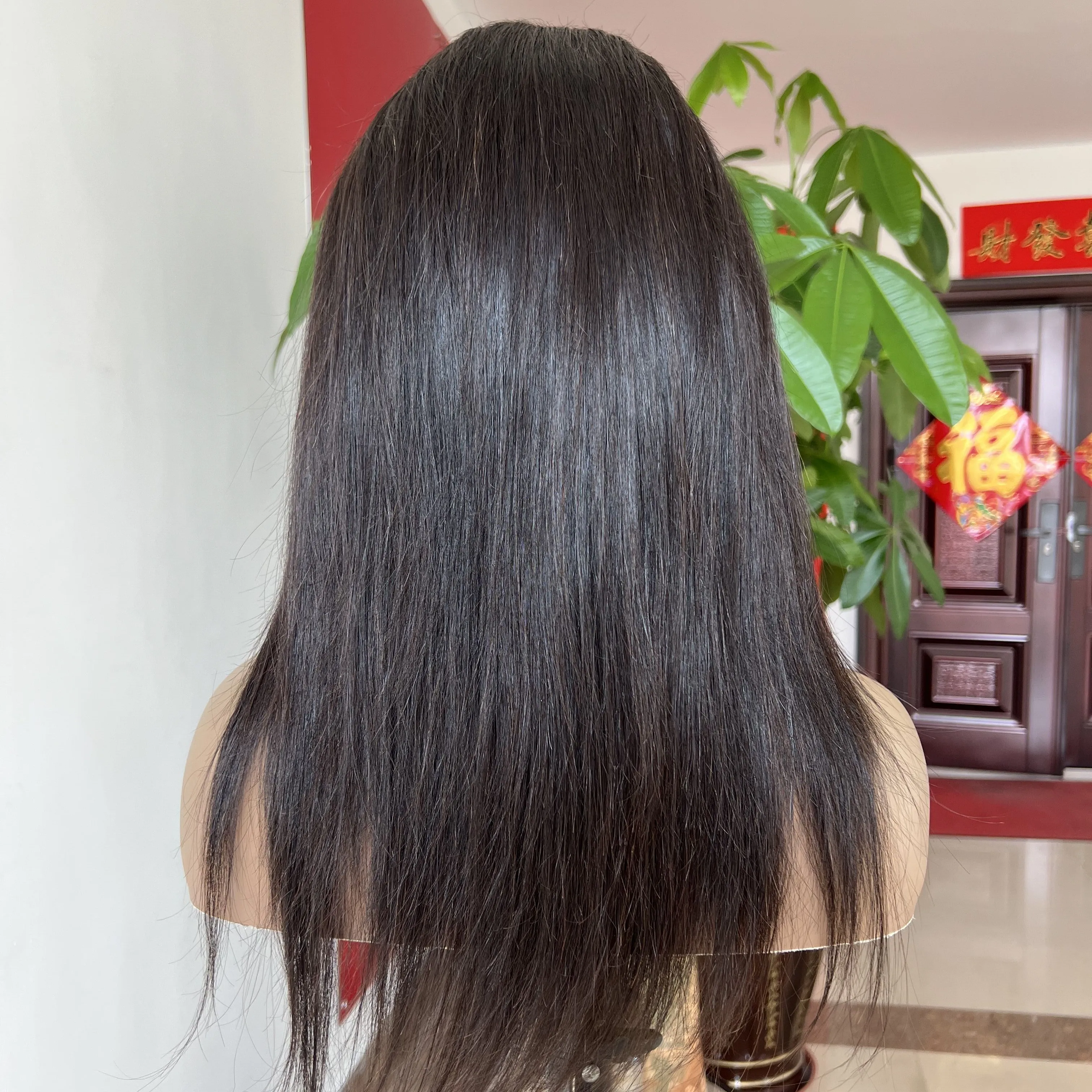 2023 Venta caliente al por mayor cutícula alineada cabello brasileño virgen cabello humano pelucas de encaje completo