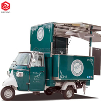 Camion de nourriture à 3 roues à vendre Camion de fruits mobile des États-Unis Camion de nourriture à hot-dog électrique Ape Tricycle Chariot de nourriture