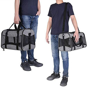 Toptan fabrika üreticisi taşınabilir havayolu Tote Pet seyahat Pet kedi köpek açık taşıyıcı taşıma çantası - Product Image 1