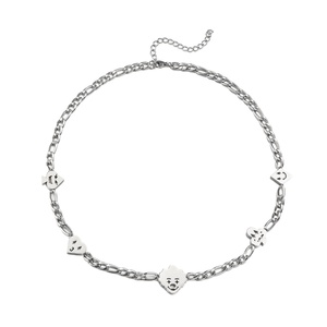 Craft Wolf Original Design Accessoires de mode Poker Face Chain <span class=keywords><strong>Collier</strong></span> en acier inoxydable <span class=keywords><strong>l</strong></span> bijoux USINE accessoires - Product Image 1