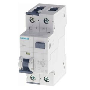 Disjoncteur Siemens 16A 1P+N 300mA 4.5kA 230V Montage sur rail DIN - Product Image 1