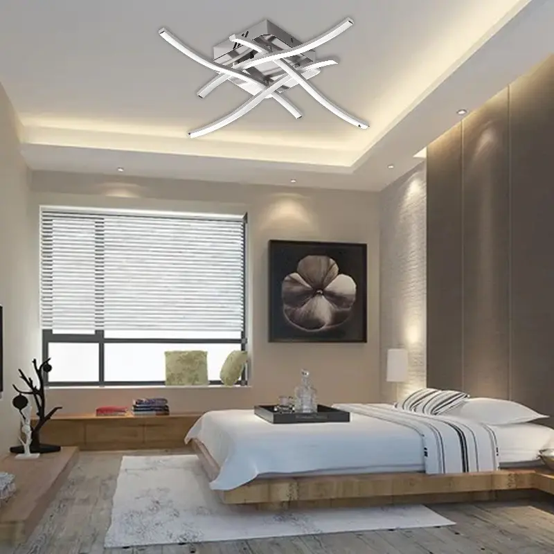 โมเดิร์นสร้างสรรค์ไฟเพดาน LED ไฟตกแต่งบ้านห้องนั่งเล่นโคมไฟ LED สําหรับเพดาน