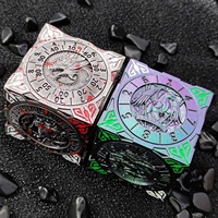 Hochgeschwindigkeits-Einzigartige Mechanische DND-Würfel 6-Seitiger Spinner D6 Metallwürfel für Rollenspiele