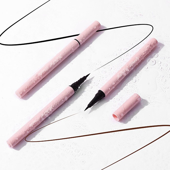 Быстросохнущая жидкая подводка для глаз, Стойкая подводка для глаз с активацией водой, водонепроницаемая подводка