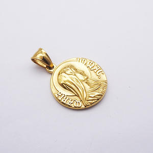 Hip Hop Vintage Religious Anti Non Tarnish Virgin Mary Pvd Stainless Steel Fashion Jewelry <b>Pendants</b> Necklaces <b>Men</b> Women Rapper - Product Image 4