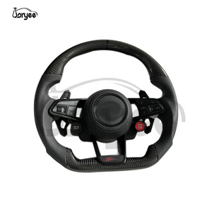 Volante Deportivo de Cuero M-Performance con Fibra de Carbono para <span class=keywords><strong>BMW</strong></span> Serie 3 M3 F80 F30 F32 M4 F35 F82, Accesorios Interiores - Product Image 4