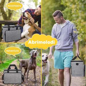 Ensemble de 4 sacs de voyage pour chien avec fermeture éclair, comprenant 1 sac de rangement et 2 sacs simples pour les voyages de week-end - Product Image 3