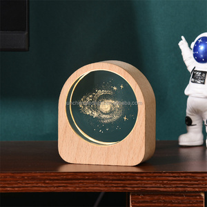 Bola de cristal 3D grabada con láser, modelo de tierra en miniatura, esfera, artesanía de cristal, decoración del hogar, adorno, luz de globo - Product Image 6