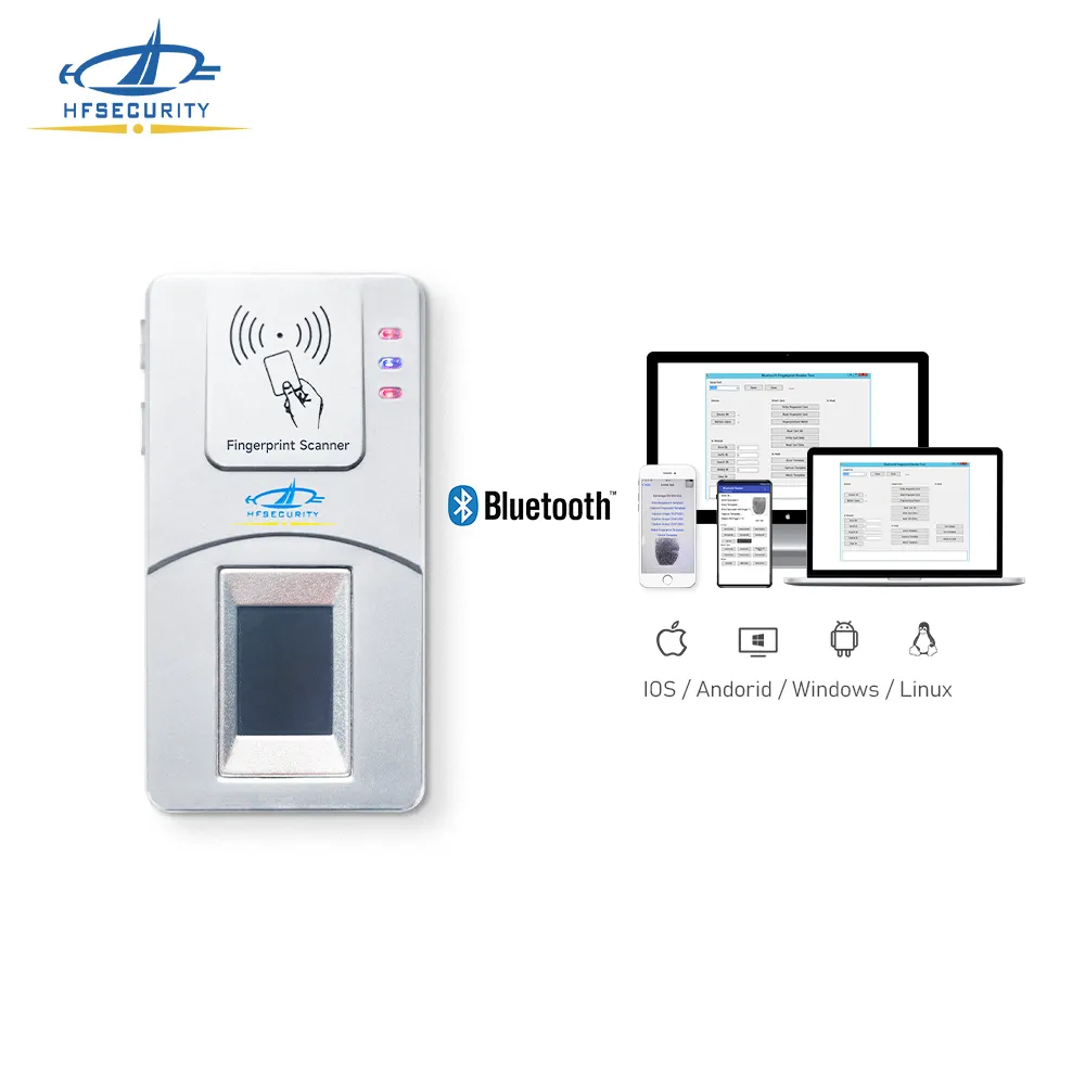 HFSecurity HF7000 OEM ODM Free SDK Электрический USB-сканер отпечатков пальцев для медицинского здравоохранения