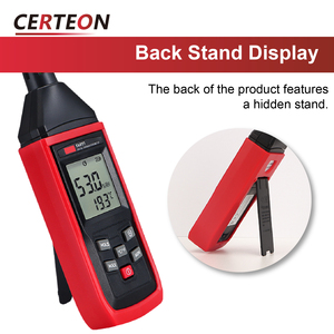Medidor portátil digital de temperatura y humedad con sensor de punto de <span class=keywords><strong>rocío</strong></span> -10°C a 50°C para casa y laboratorio - Product Image 5