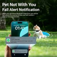 Localizador Inteligente Mini para Mascotas al por Mayor, Collar de Rastreo Reflectante y Ligero, Funciona con Rastreador de Posicionamiento Global con IOS y Android