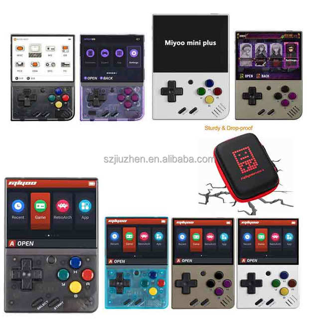 In Stock MIYOO MINI+ V4 V2 V3 Plus Portable Retro Handheld Game Console Video Game Consoles Miyoo Mini Plus 128gb
