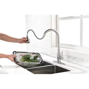Современный керамический кухонный кран с одной ручкой - Product Image 2