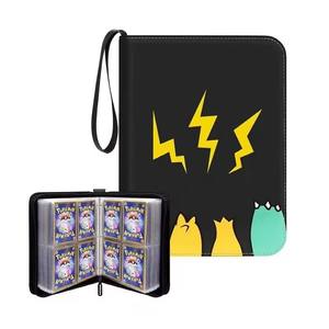Offre Spéciale : Porte-cartes <span class=keywords><strong>Pokémon</strong></span>, Classeur de cartes à collectionner, <span class=keywords><strong>Album</strong></span> <span class=keywords><strong>Pokémon</strong></span> avec 50 feuilles premium à 4 pochettes, Contient 400 cartes - Product Image 2