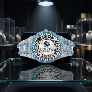 Luxury Luminous Bling Hip Hop <b>Iced</b> <b>Out</b> <b>Watch</b> Hip Hop Style <b>Watch</b> with High Quality Moissanite Daily Wear - Product Image 4