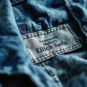 Etiquetas tejidas de 20x70 mm, etiquetas con diseño de logotipo más vendidas, etiquetas impresas para prendas, etiquetas impresas para ropa. - Product Image 1