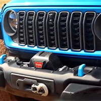 Vente chaude 4x4 Kit de carrosserie tout-terrain pp Grille avant pour wrangler JK Mise à niveau vers JL Version 2024