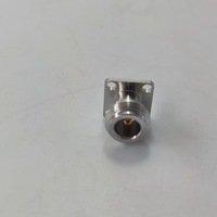 Connecteur coaxial RF femelle de type N à bride de 17,5 mm², étanche, avec isolateur de 8 mm et broche de 3 mm