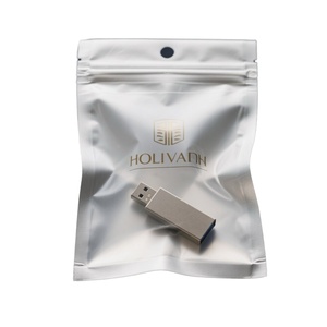 Bolsa de Embalaje de Plástico Mylar con Cierre de Cremallera de Tres Lados, Transparente y Reutilizable, para Cables de Teléfono USB, Impresa Personalizada - Product Image 2