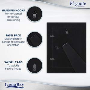 Cadres photo en plastique MDF durables pour la décoration de la maison, pliables, à fixer au mur, tailles personnalisées (5x7 4x6), fabriqués au Cambodge - Product Image 4