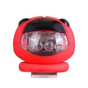 Luz Delantera LED para Bicicleta con Diseño <span class=keywords><strong>de</strong></span> Mariquita, Impermeable, <span class=keywords><strong>de</strong></span> Silicona, Funciona con Batería, Portátil para Ciclismo Nocturno - Product Image 3